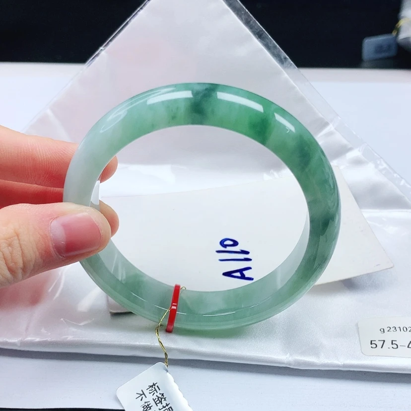 【闪购商品】翡翠手镯未镶嵌天然缅甸a货手镯57+