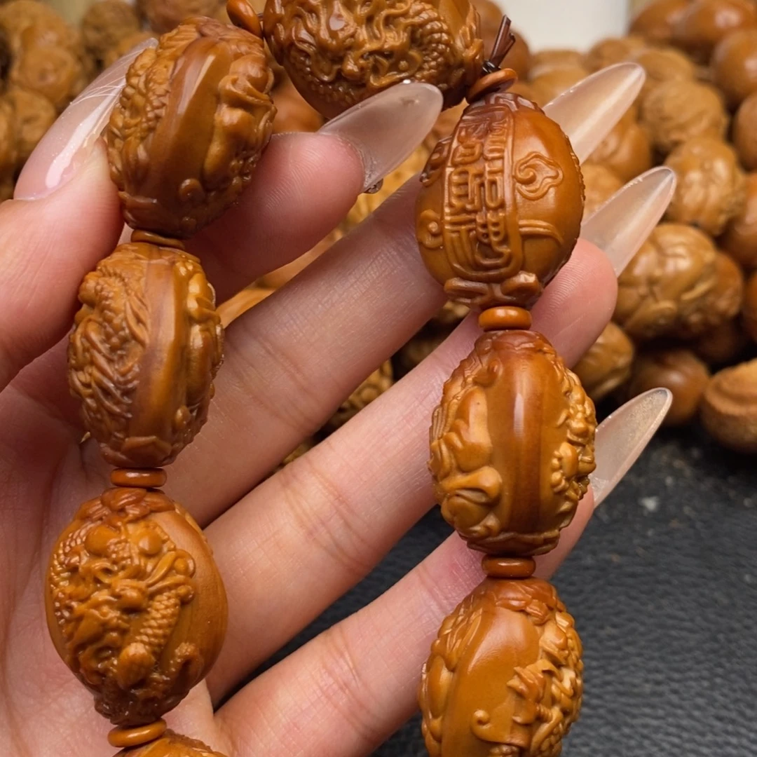 橄榄核手串龙财神反油特价