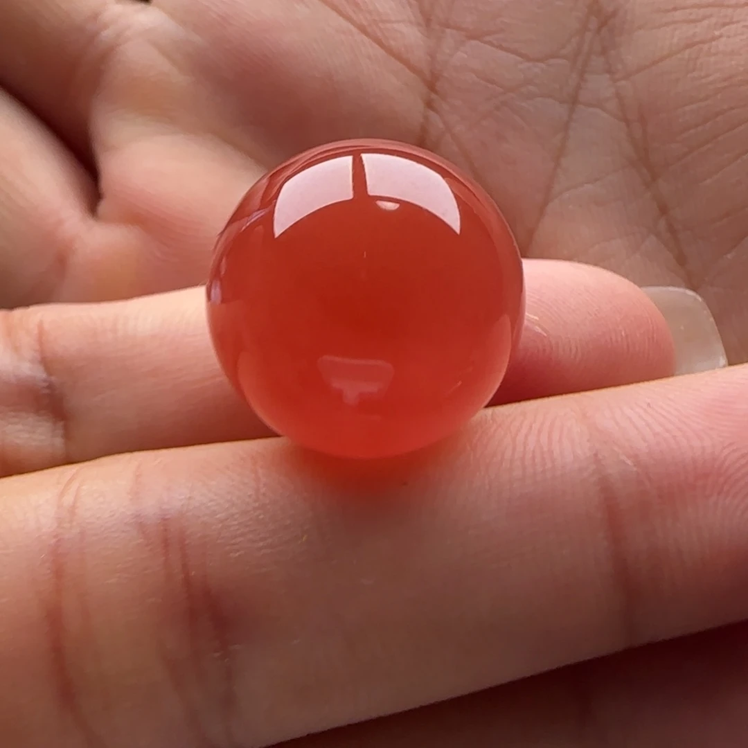 南红玛瑙圆珠17未镶嵌棉