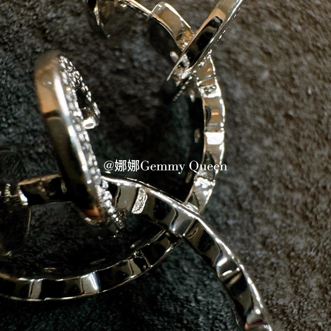 铜合金合成锆石耳饰 娜娜GemmyQueen耳环GQ09359