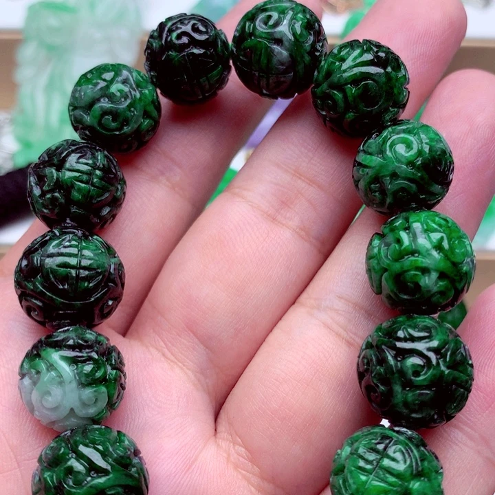 翡翠未镶嵌手链手链