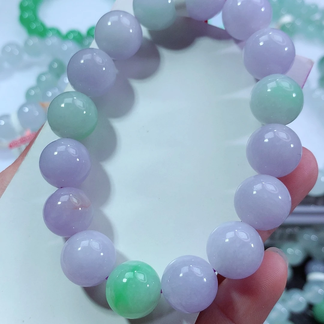 翡翠手链未镶嵌卡13