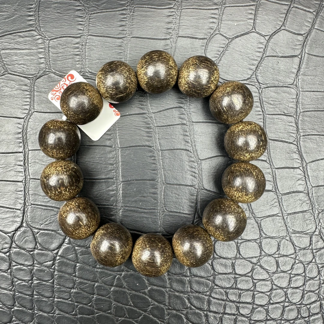 1074沉木圆珠手串