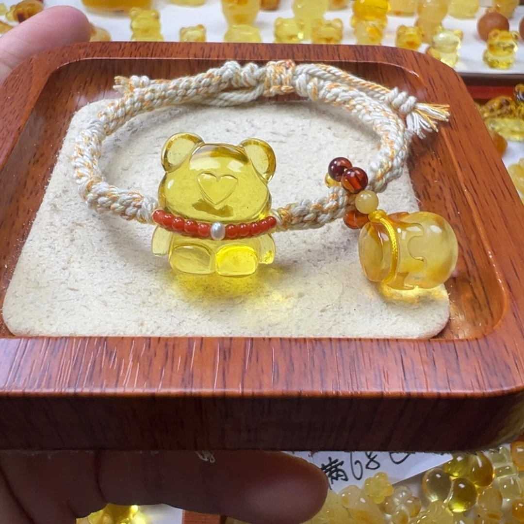 琥珀吊坠(不含链)未镶嵌