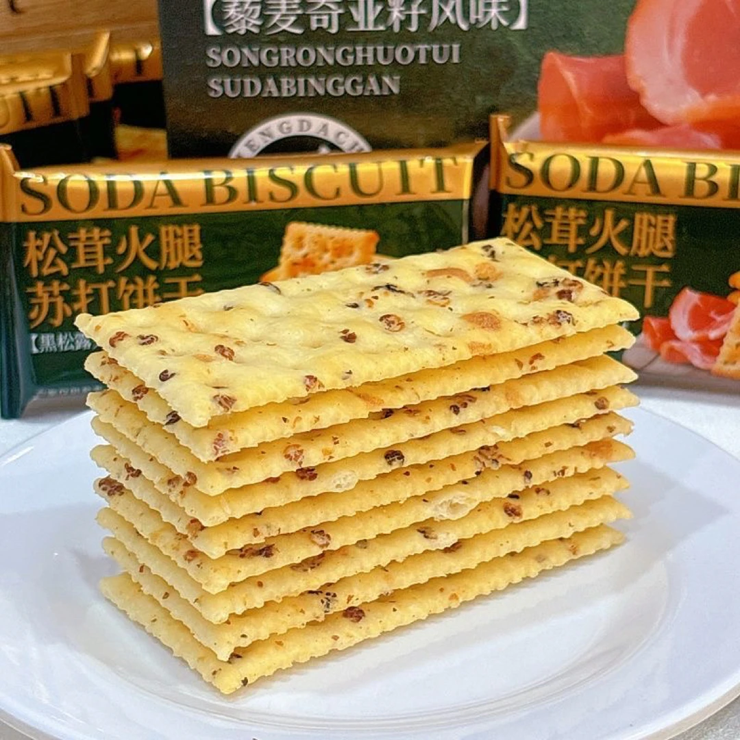 松茸火腿苏打饼干休闲零食