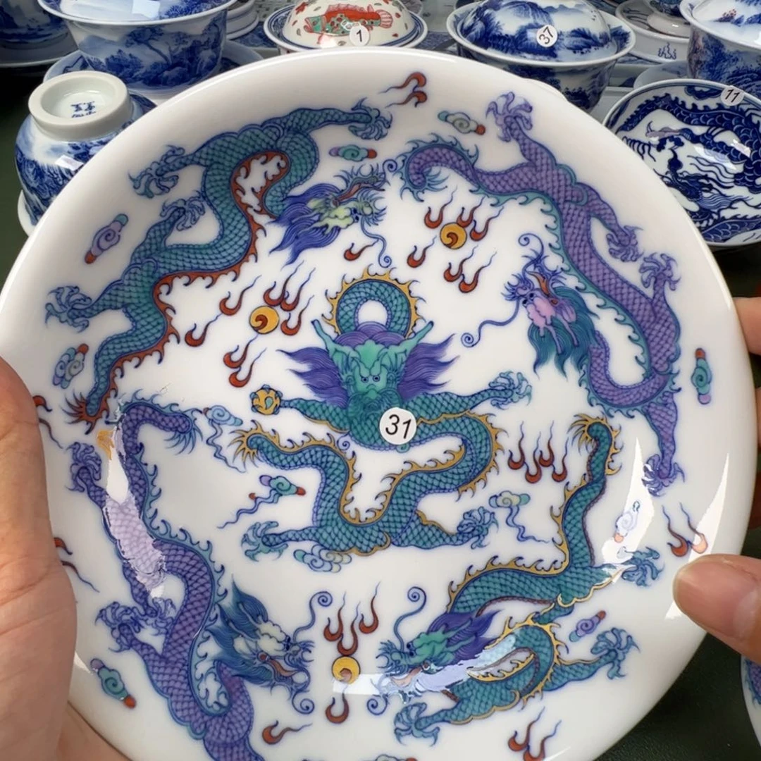 景德镇纯手工纯手绘茶具木木31