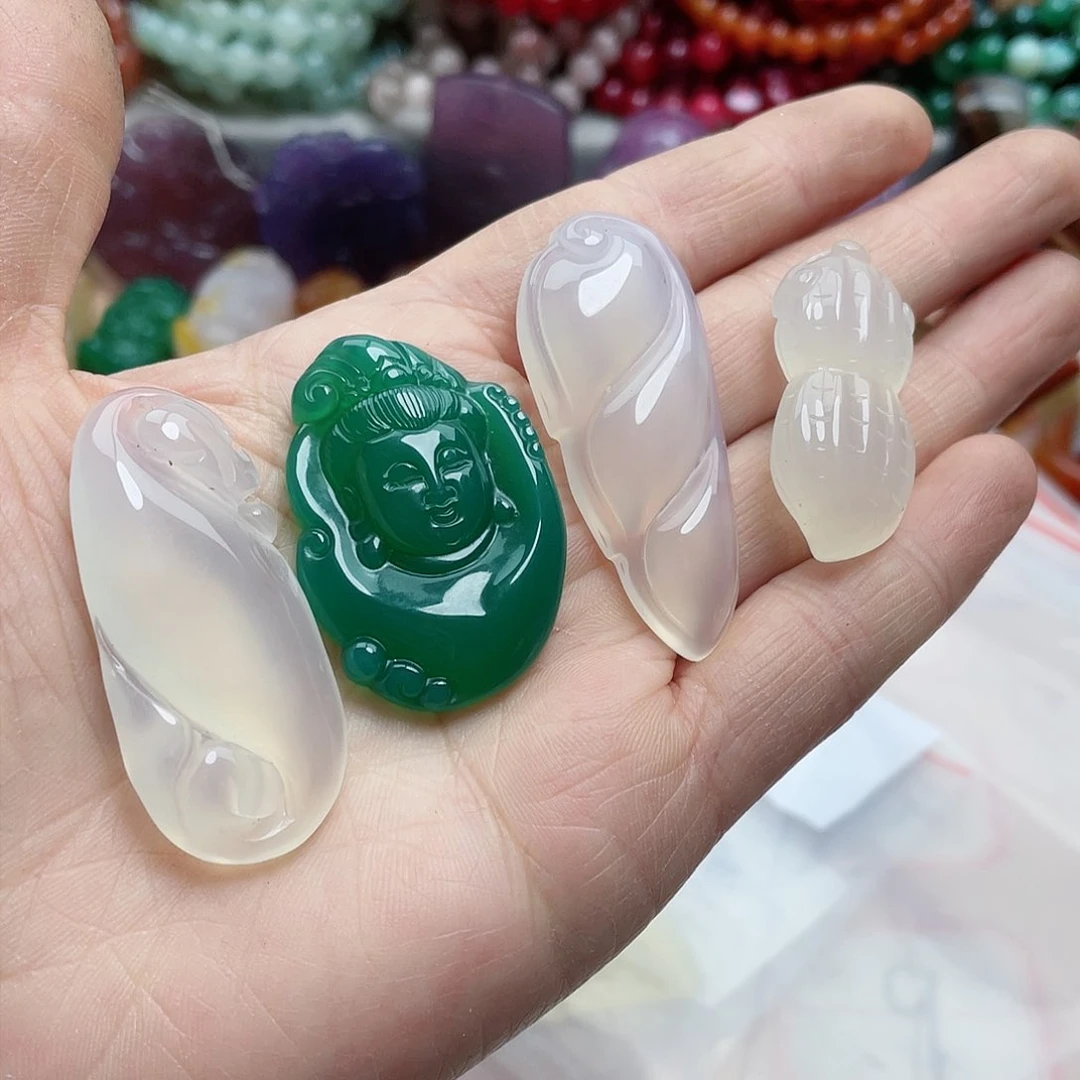 玛瑙/玉髓颈饰合金蒙***莎