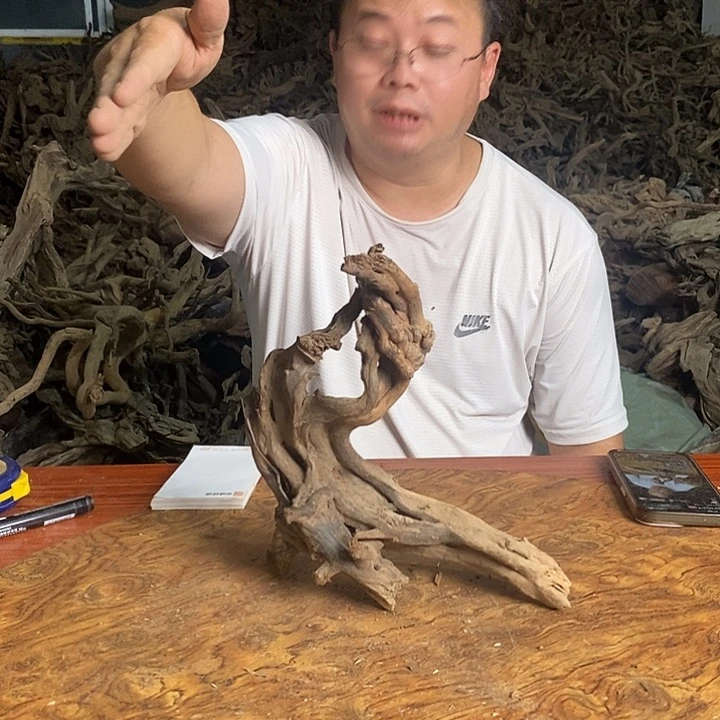 木00051号杜鹃根雕原木鱼缸摆件装饰