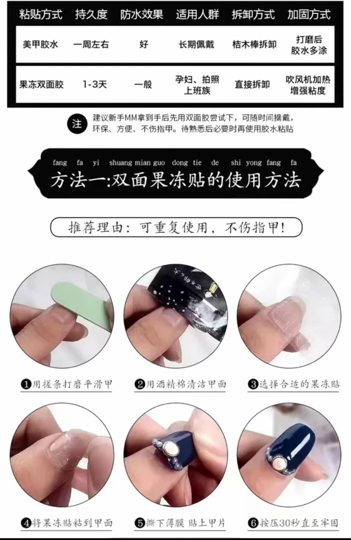 【扣号链接】三单包邮 穿戴甲 默认微瑕no退no换介意慎拍