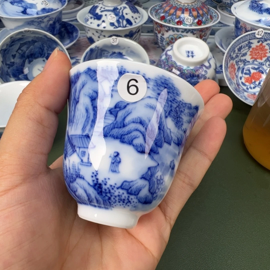 景德镇纯手工纯手绘茶具木木6