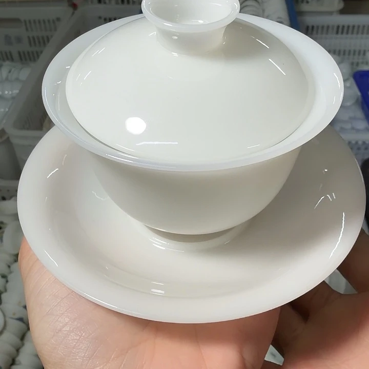 璞玉三才盖碗160全新