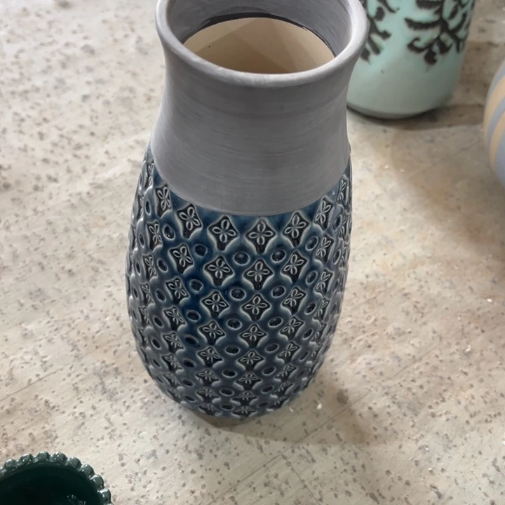 陶瓷花瓶摆件外贸出口微瑕捡漏