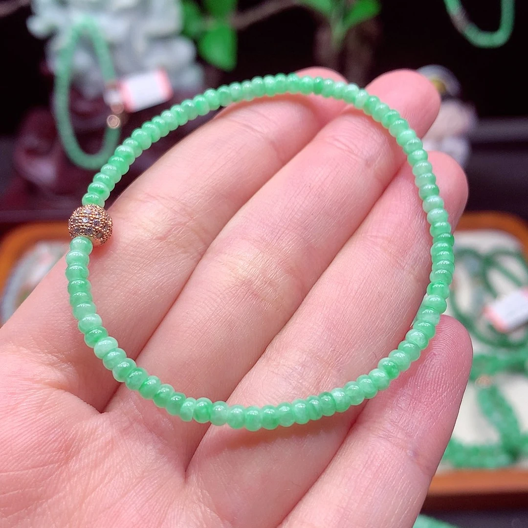 未镶嵌手链翡翠翡翠