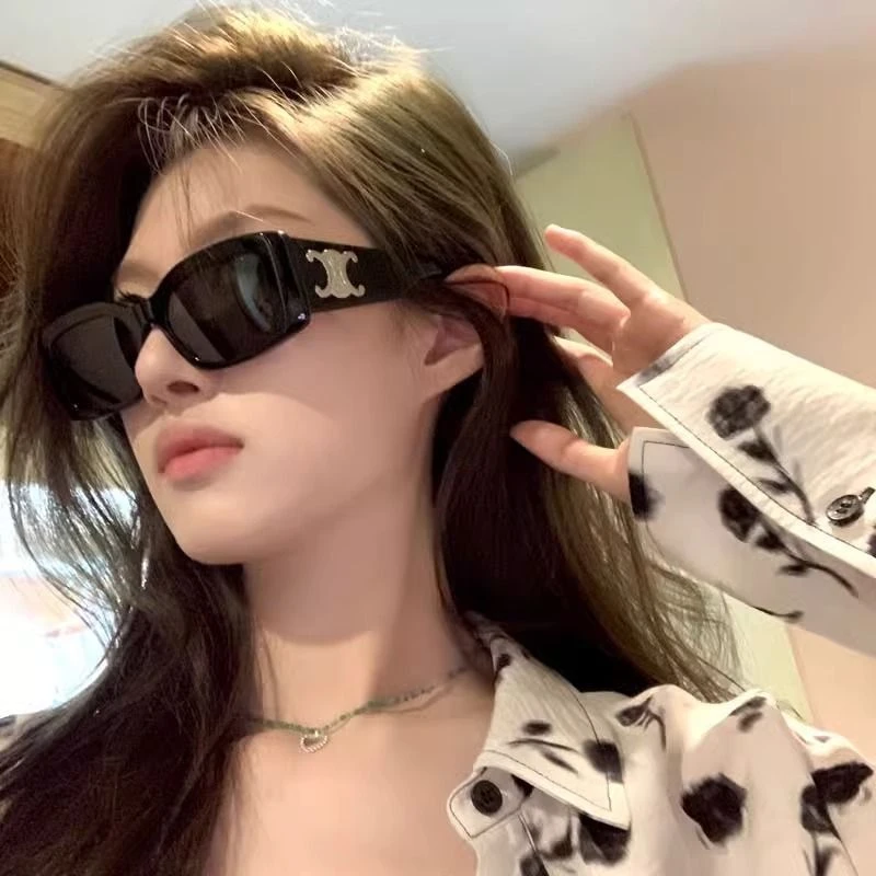 复古凯旋们方框宽边粗框墨镜女款2025新款大脸方圆脸防晒太阳眼镜商品图