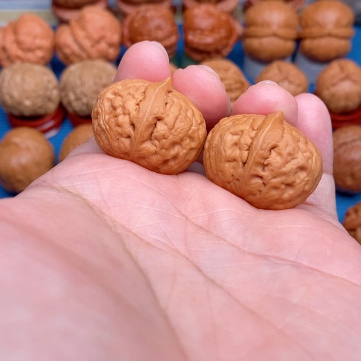 把件文玩核桃麒麟磨盘