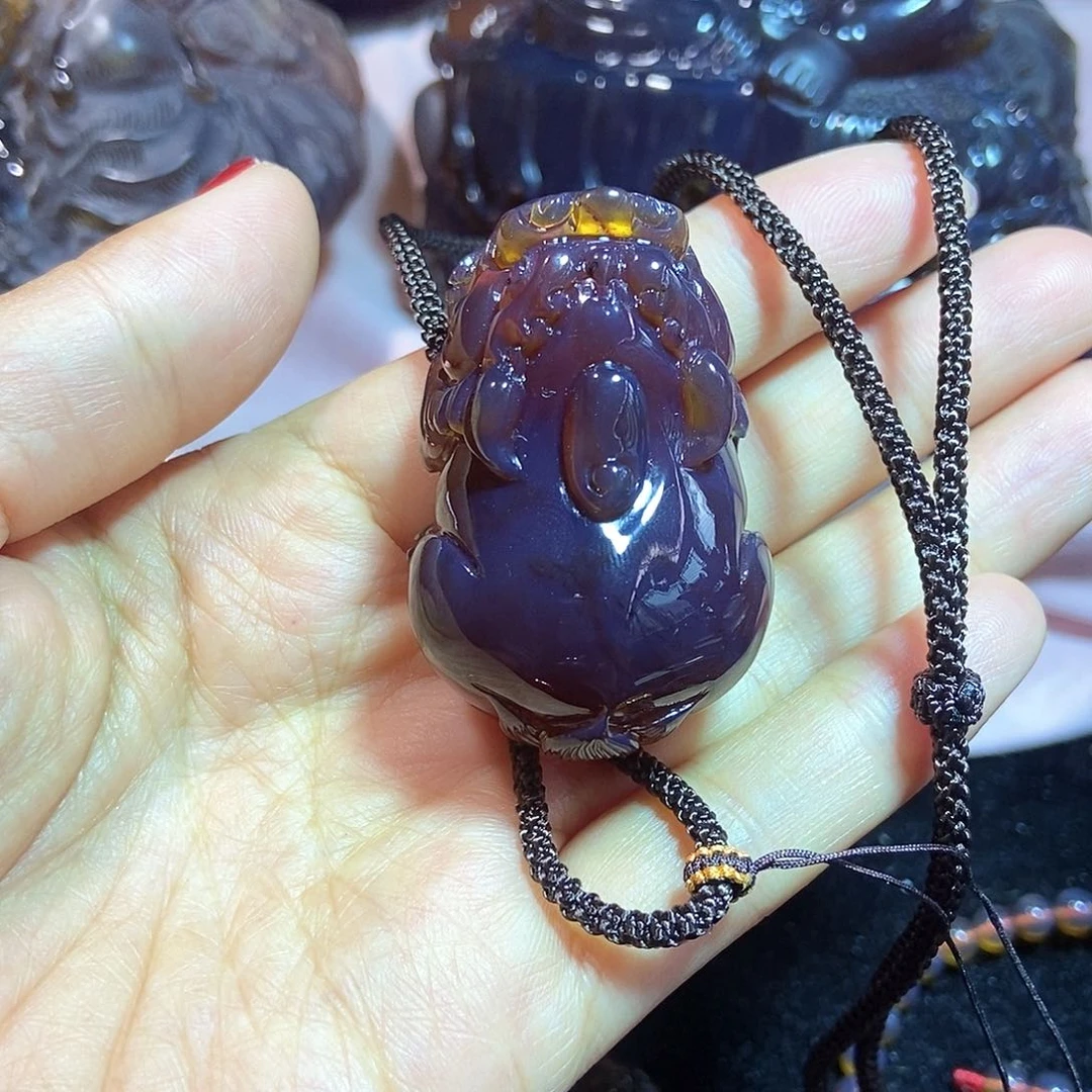 未镶嵌颈饰琥珀✨*曦缅甸天然琥珀吊坠