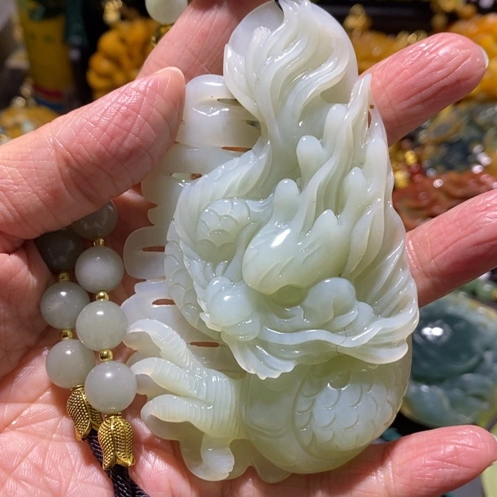 岫玉岫玉吊坠未镶嵌