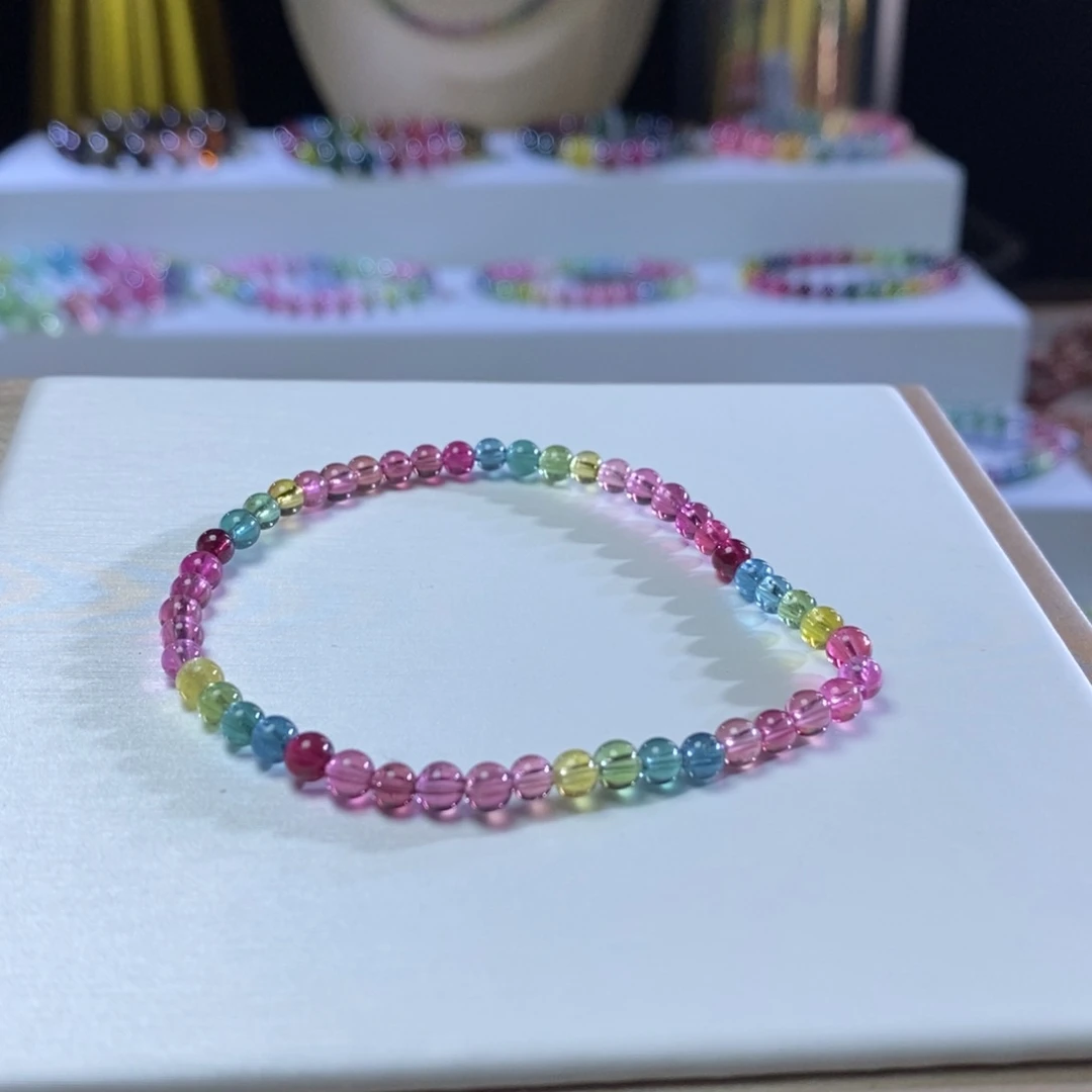 碧玺手链未镶嵌熠*荧光