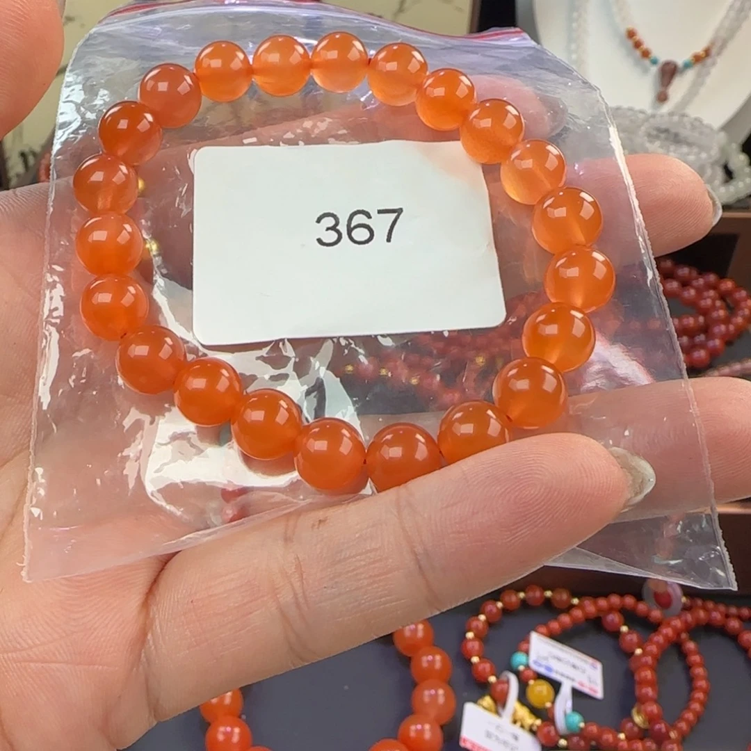 南红玛瑙未镶嵌手链