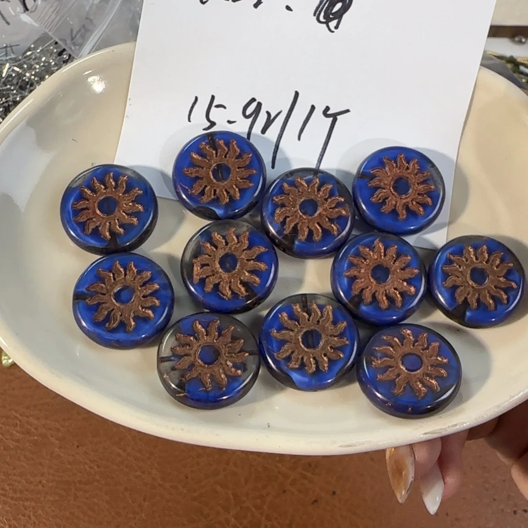压制蓝色太阳牌一个