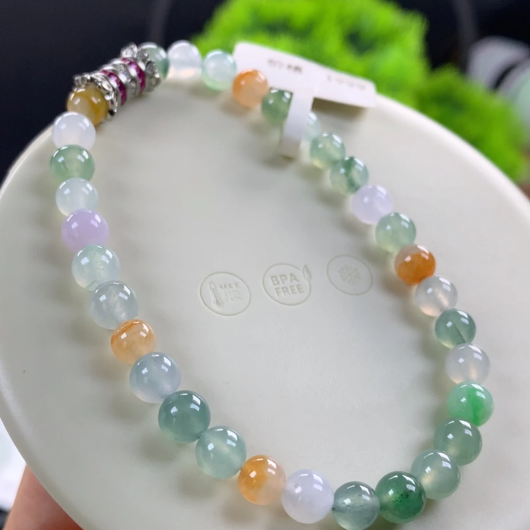 翡翠未镶嵌手链卡6