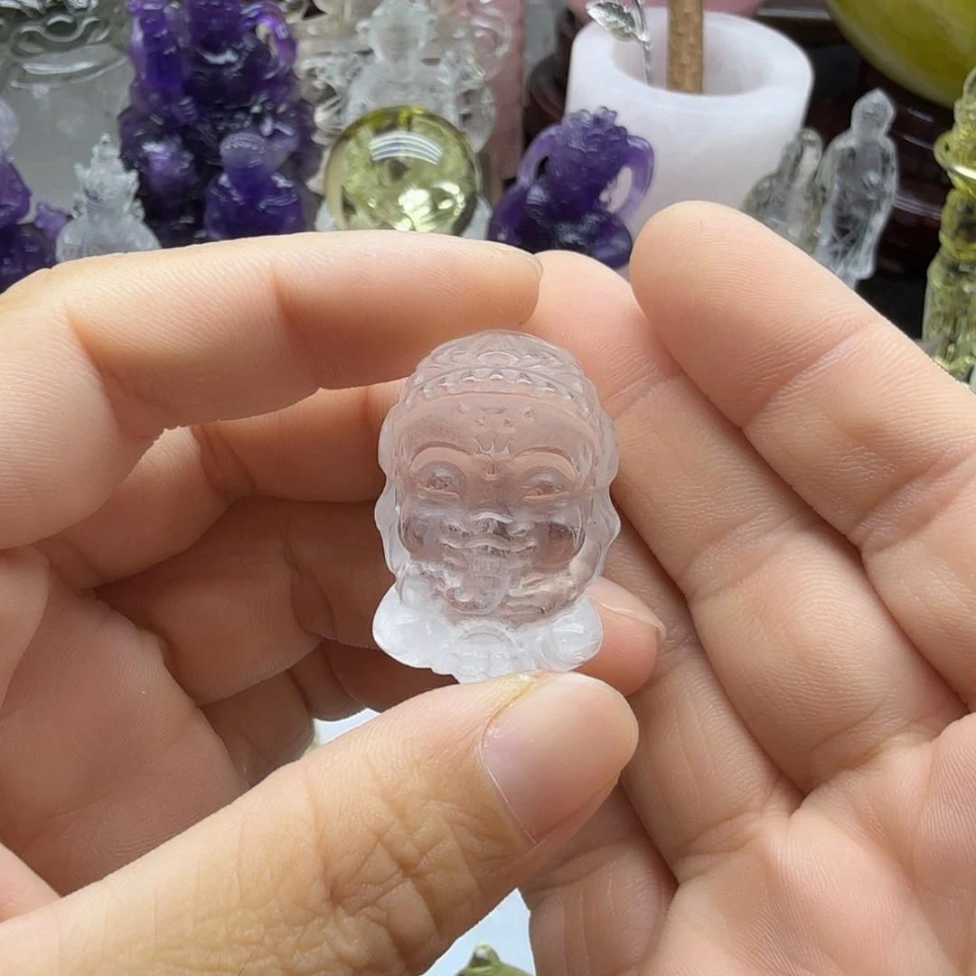 水晶摆件未镶嵌水晶M****麻