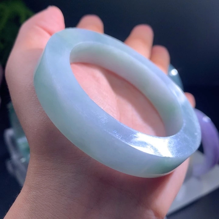 未镶嵌手镯定制翡翠福利款54-58