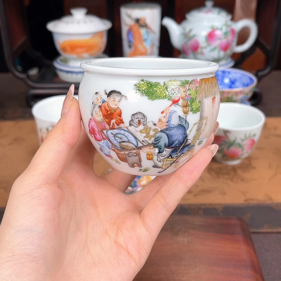 心***悦景德镇全手工手绘陶瓷