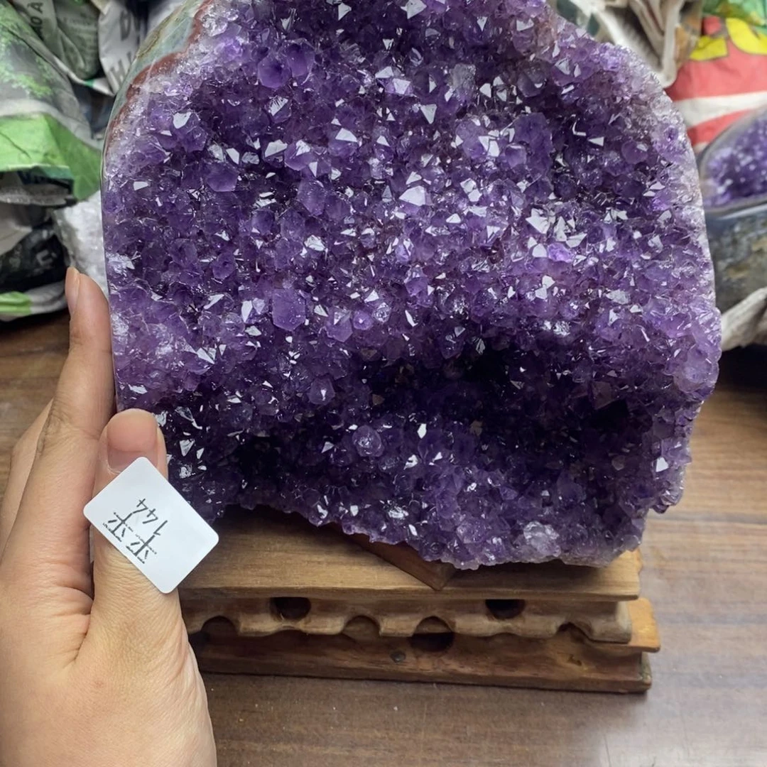 紫晶珠宝半成品未镶嵌