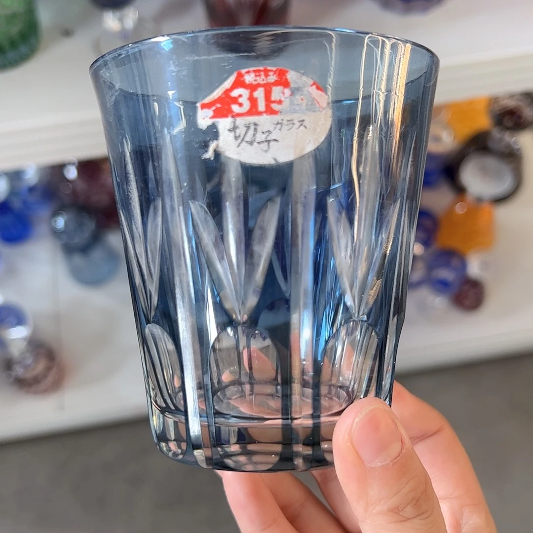 水晶玻璃高脚款微瑕一个
