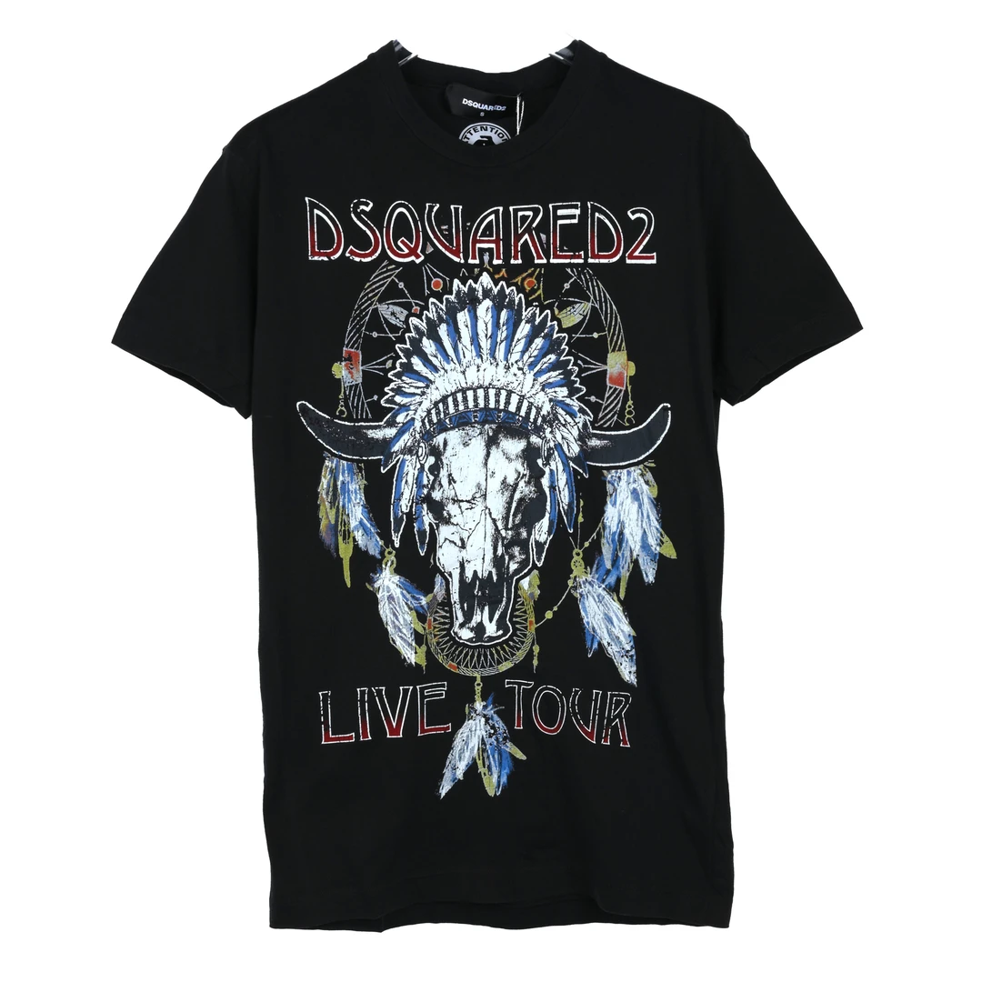 Dsquared2男士潮流印花棉质短袖T恤 S74GD0216S22427