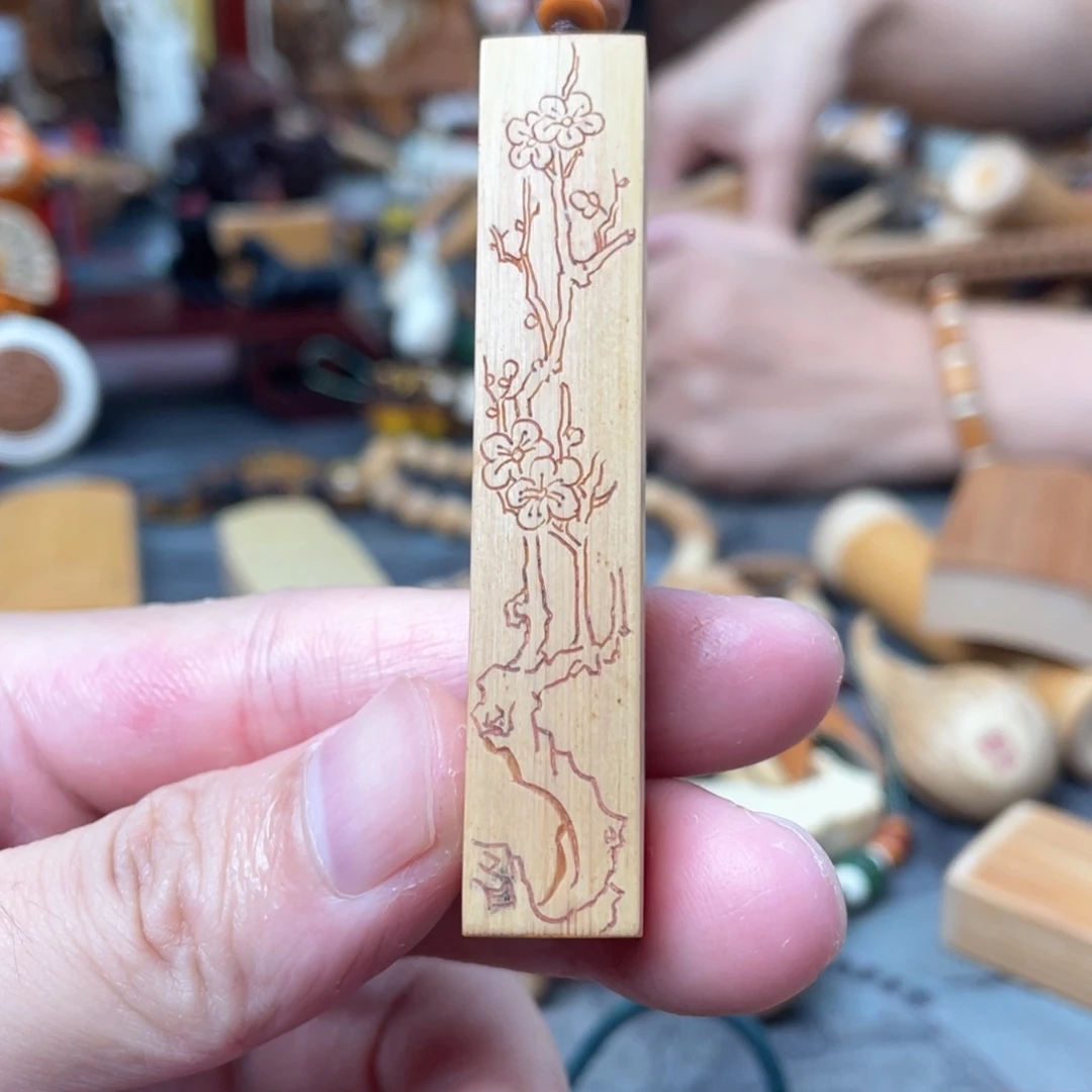 木方颜竹木艺术把件