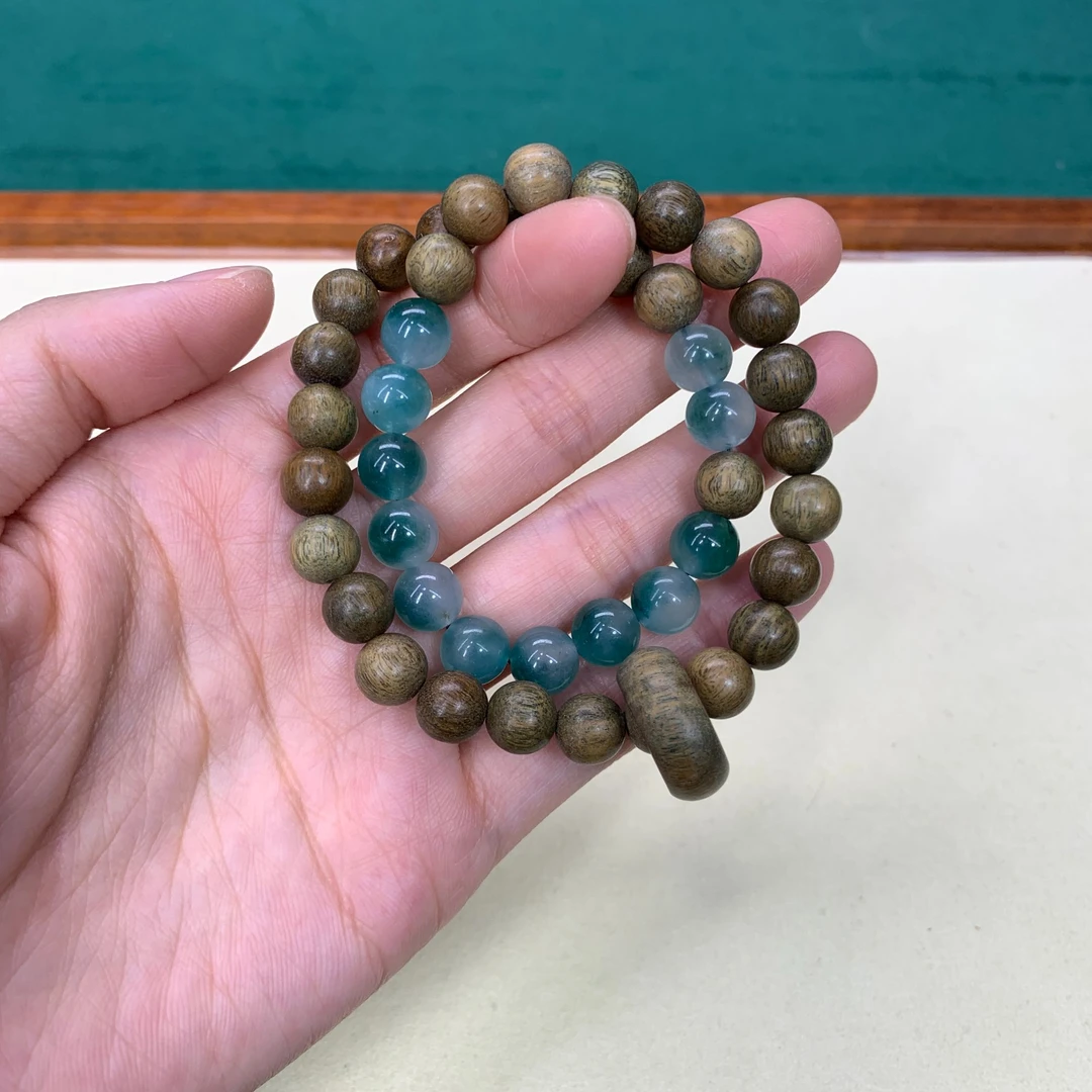 绿檀8mm 手链 设计款 木作甄选 手链 - 5241