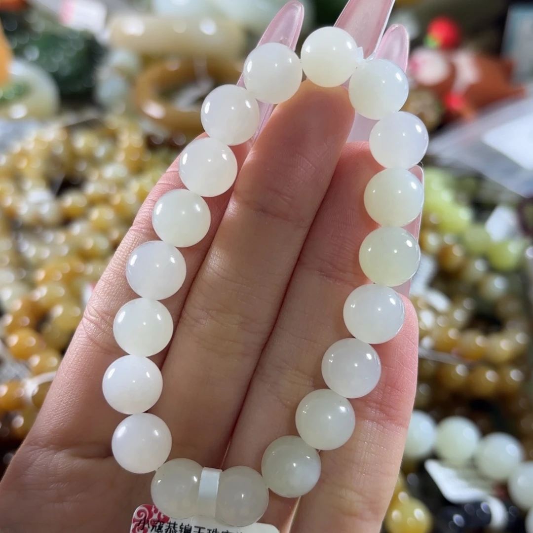 和田玉未镶嵌手链166