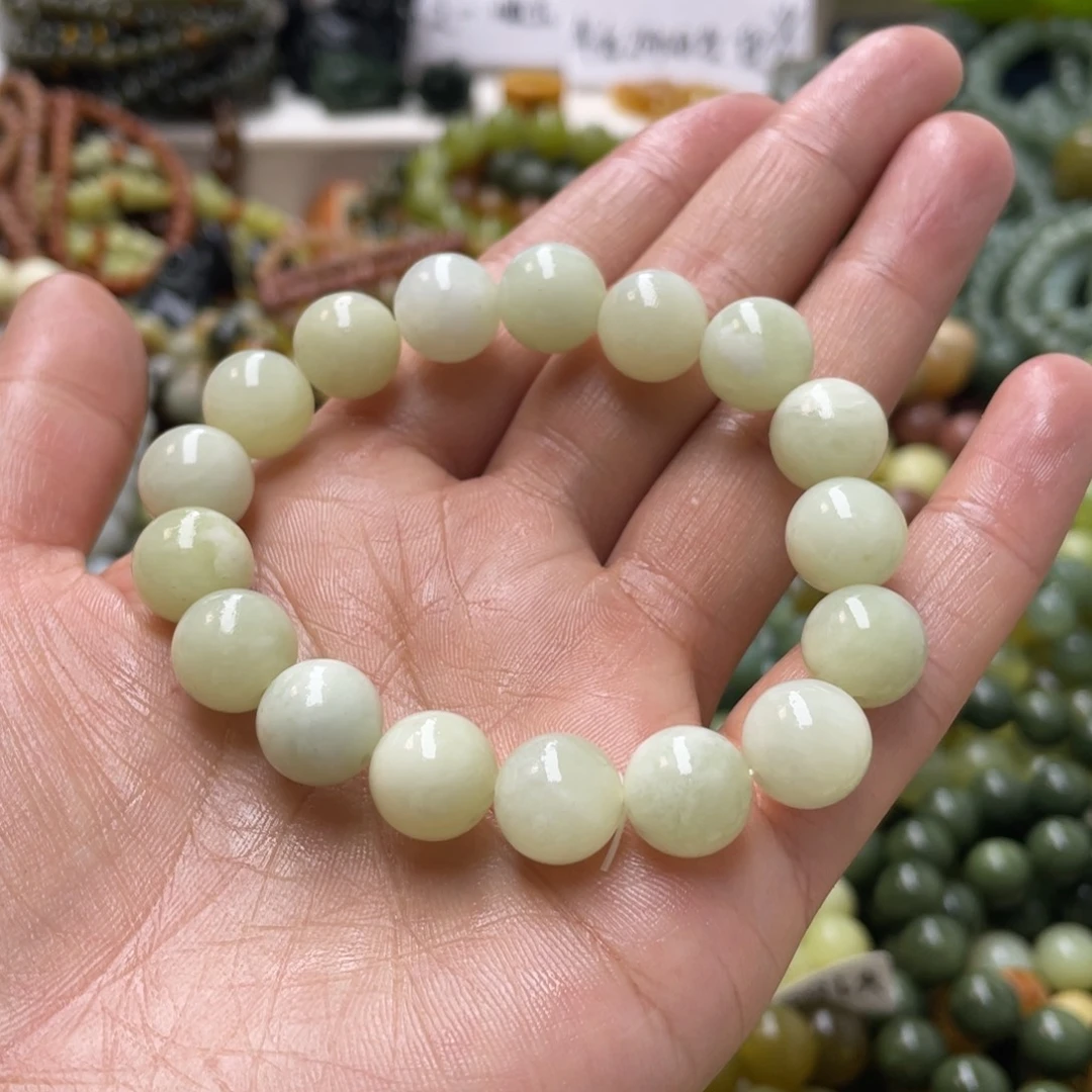 蛇纹石玉手链未镶嵌