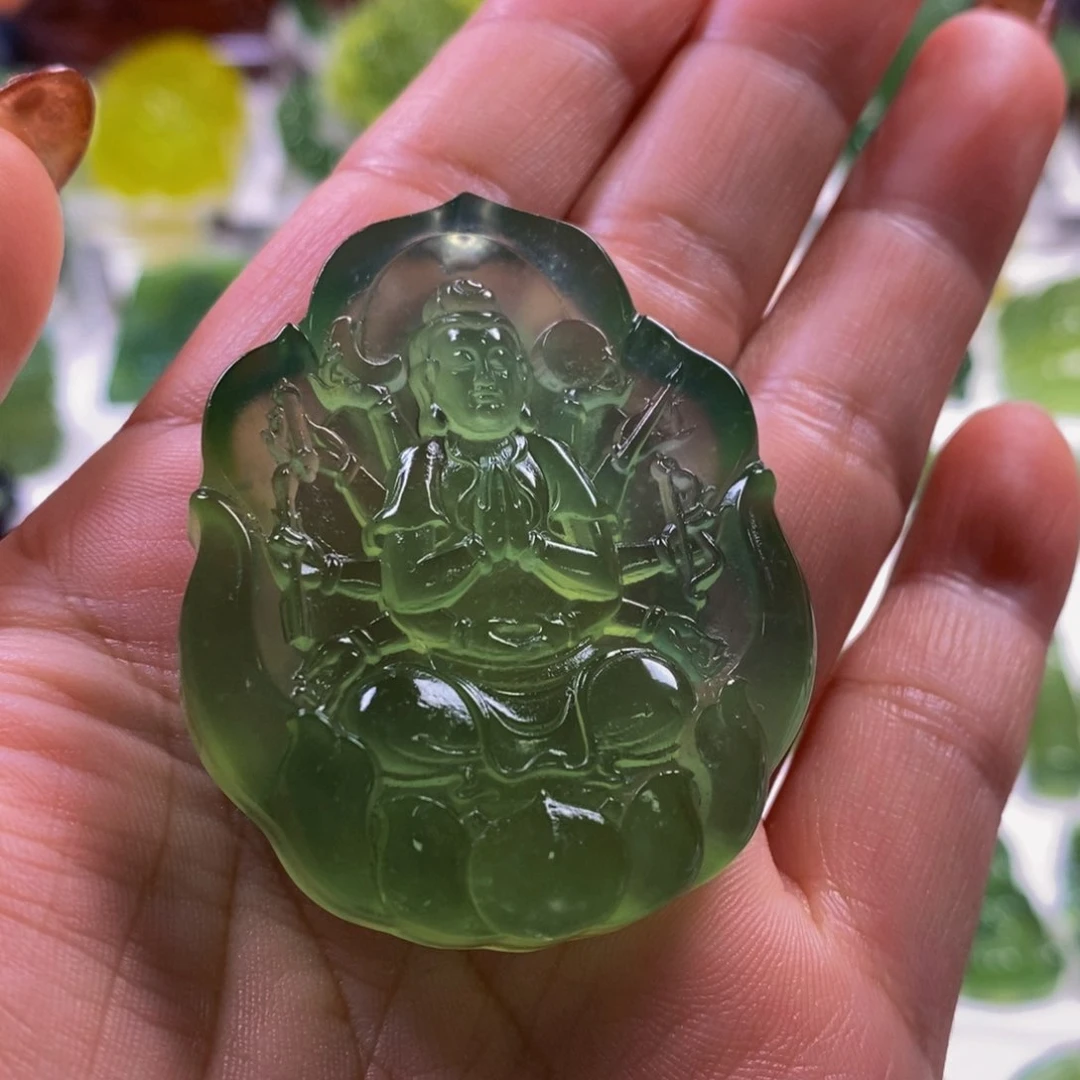 蛇纹石玉颈饰未镶嵌用****9