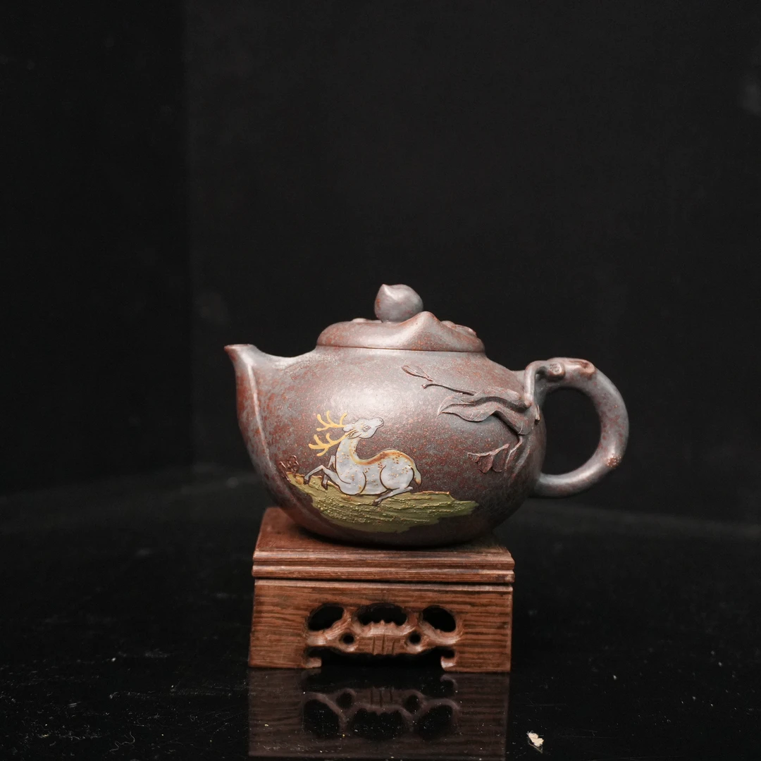 069 寿桃 280cc 紫砂壶