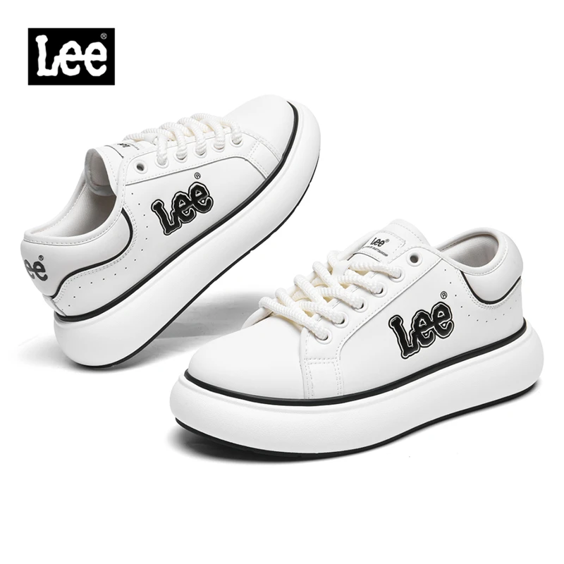 Lee板鞋2025新款春季男士小白鞋休闲厚底增高百搭男鞋鞋子运动鞋