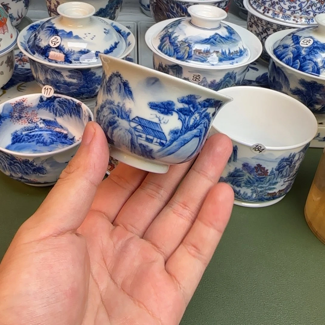 彦祖纯手绘手工茶具164