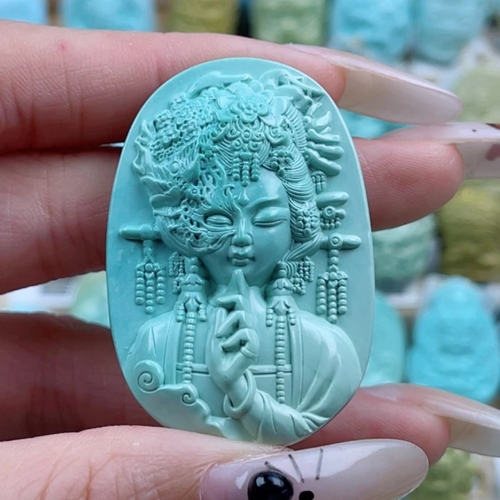 绿松石未镶嵌珠宝奇石