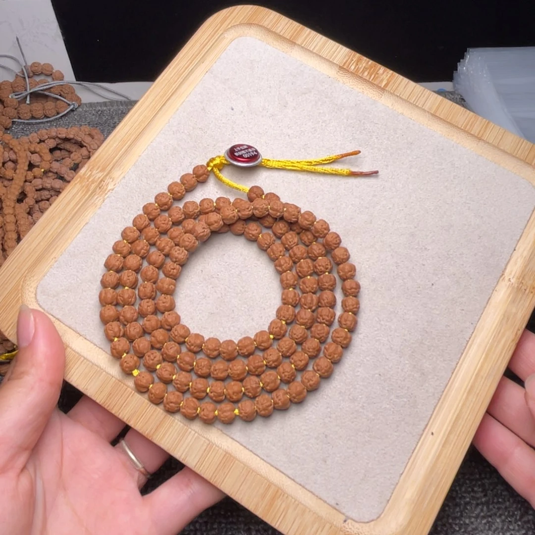 董***！金刚菩提手串云端梅朵佛手尺寸7