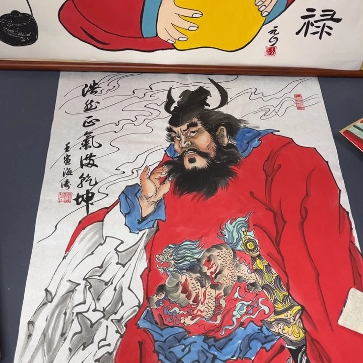 国画㍿****师禅意画纯手绘作品