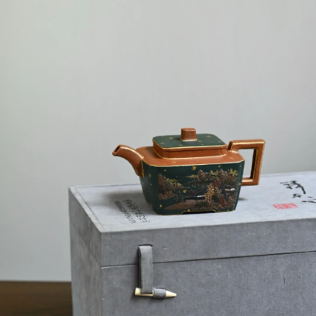 传香·全手工   高工作品 280cc/原矿降坡泥描金