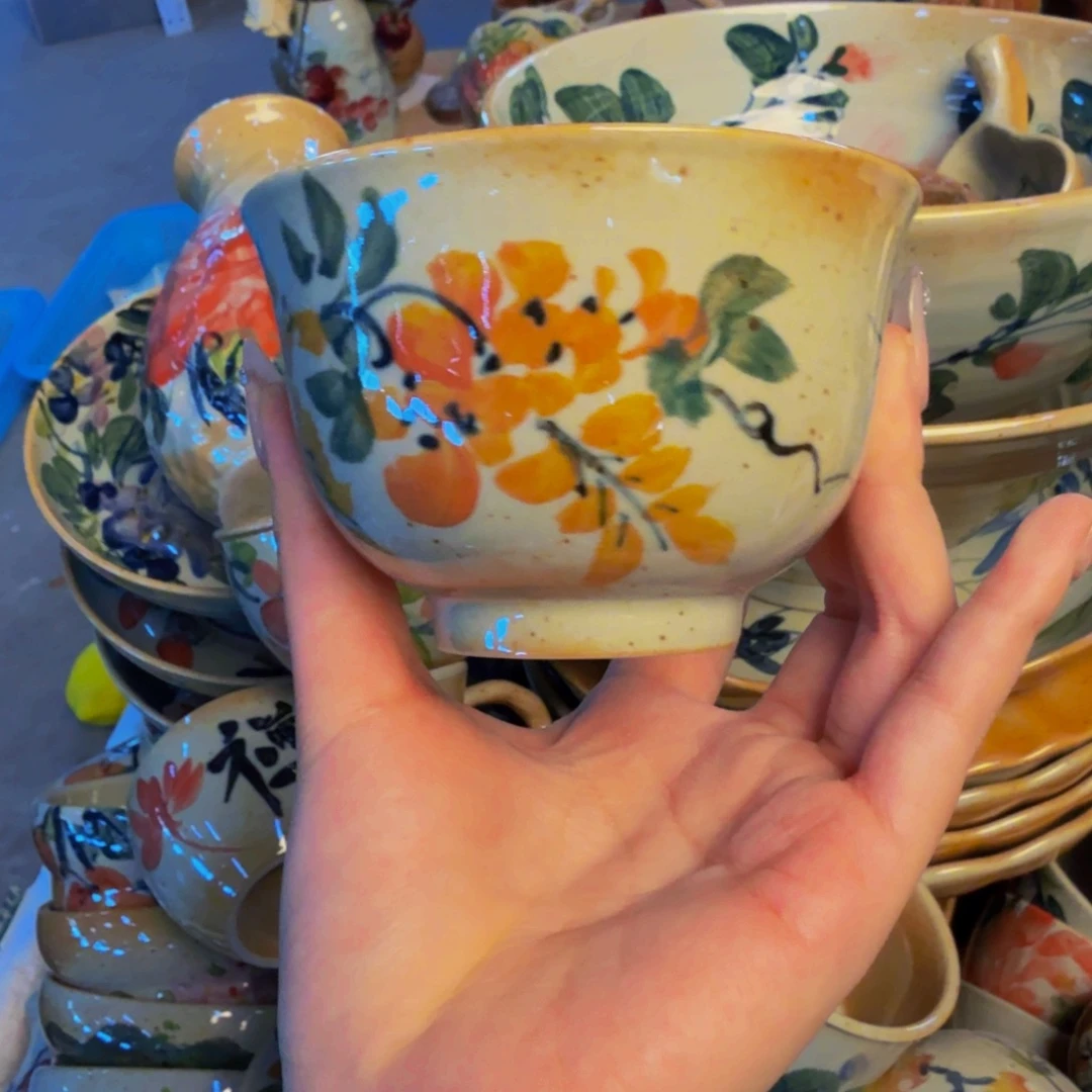 瓷片景德镇陶瓷手工手绘