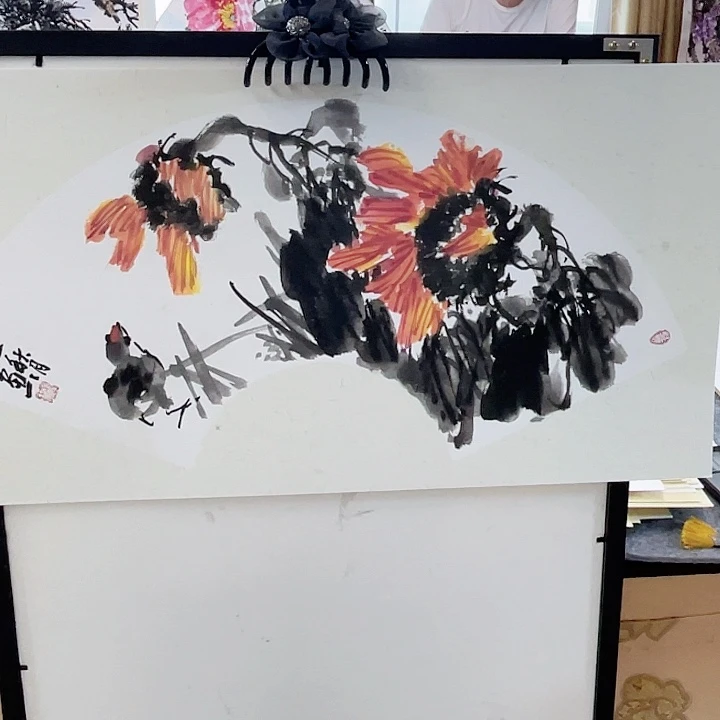 国画张圣敏先生纯手绘作品