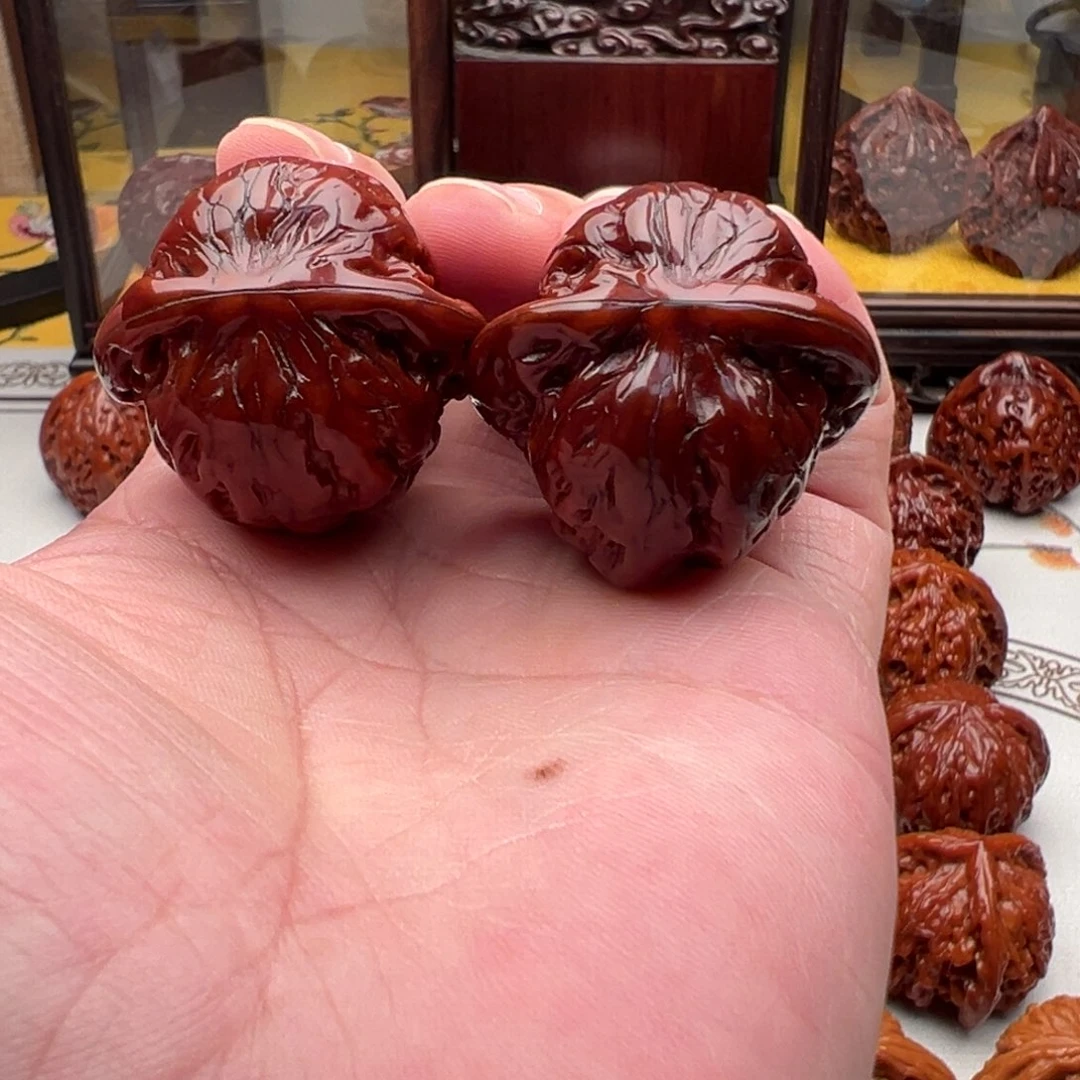 把件猴头核桃百年老狮子头