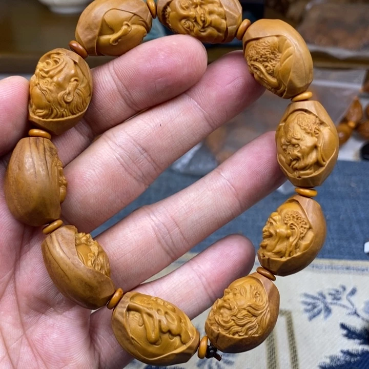 橄榄核手串/手链橄榄核雕工艺手串