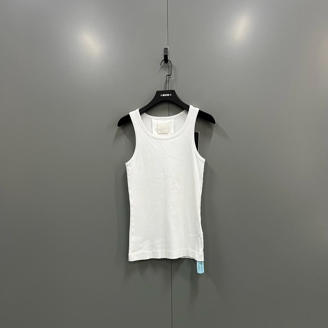 99新 Givenchy/纪梵希 tt7 白色背心 M码/206437