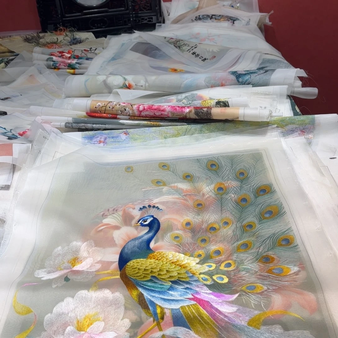 深***姐刺绣纯手工打造一个人对