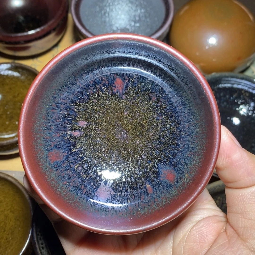 D***贤建盏龙窑柴烧手工